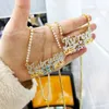 Pendanthalsband Dodoai Anpassat halsband med tenniskedjor Tamnplatta 3D Personlig Choker Diamond Birthstone Gift 231208