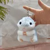 10CM Stuffed Hmster Doll Pendant Keychain Backpack Pendant Mini Doll Wholesale Claw Machine Doll Keychains Cute Plush Hamster Toy