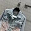 Damesjassen Chan Jean Nieuwe damesjas Denim Dames Designer Kleding Kleding Mode Cowboy Vest Cadeau