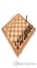 Jeu d'échecs en bois pliable ensemble de jeu de divertissement d'échecs international planche pliante éducative durable et résistante à l'usure Entertai7260982