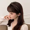 Hair Accessories Girls's Wide Side Headband Non-Slip Fish Bone Headpiece With Wigs For Birthday Stage Party Show Dress Up