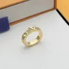 Klassiker älskar ringdesigner ring för kvinnor ring 18k guld pläterad med diamanter designer smycken för älskare bröllopsring jubileum smycken present med låda