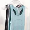 Kvinnor Yoga Tank Top Vest LL-008 Align Sport High Impact Fitness Seamless Top Gym Women Active Wear Yoga Workout Vest Lu Sports Tops Samma stil Hot Sell