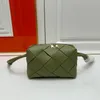 Loisirs légers femmes crossbody sac de maquillage créateur de mode petits sacs carrés doux tissé en cuir épaule caméra sac portefeuille dame messager sac à main