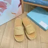 Nowe sandały designerskie gumowe grube podeszwy pusty baotou panie swobodny wzrost klamry rzymski fala zewnętrzna sandał plażowy z pudełkiem
