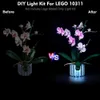 Block Lazishi LED -ljus för 10311 Orchid -belysning DIY -leksaker (inkluderar inte modellen) R231208