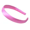 Headbands 20pcslot Candy Color Satin Covered Resin Hairbands For Children Girls Solid Hair Bands DIY Headband Hoop 20mm wide 231207