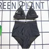 Kvinnor sommar sexig designer bikini svart vit baddräkt badkläder mode 2 datorer uppsättningar bikinis strandbehållare sträng kvinna badväder baddräkter kläder