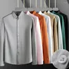 Camisas de vestir para hombres Camisa para hombres de negocios Casual Blusas de lujo ligeras Camisa Masculina Blusas de verano de alta calidad Ropa Camisas De Hombre