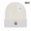 Designerka czapki czapki gęsi pulloczy ciepłe wełniane czapki zimne czapki zimowe czapki cappello casquette czaszki czaszki Casual W2