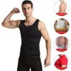 Mens Palestra Neoprene Body Shaper Gilet Sauna Sudore Tute Dimagranti Pancia Canotte Cinchers Modellazione Cinghia Vita Trainer Cintura