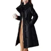 High End Goose Down Down Jacket For Women's 2023 Winter New Hooded Niche Slim Fit Korean Version Mom Mid Length Jacket