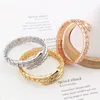 18k Gold Plated Snake Bangle Armband For Women Men Charm Infinity Diamond Tennis Cuff Armband Luxury Designer Jewelry Fashion Party Mkeo