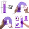 Other Massage Items Masr Xxl Realistic Dildo With Suction Cup Flexible Huge Fake Penis For Women Body-Safe Big Anal Butt Plug Toy Sh Dh6Yh