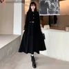 Urban Sexy Dresses 2022 New Korean Spring and Autumn Fashion French Retro Casual Dress with Thin Waist and Elegant Lady's Small Black Dress L231208