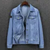 Mode Denim manteau hommes printemps automne décontracté bleu clair 2023 nouveau banlieue grande taille haut de luxe 3 vente en gros 2 pièces 10% de réduction