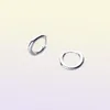 925 Sterling Silver Small Hoops Ohrringe für Frauen Mädchen Rundkreis Ohrring Juwely Ohrzubehör9003945