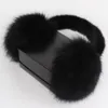 Ear Muffs 2023 Lady Natural Real Fur Earmuffs Winter Women Warm Plush Big Earmuff Russian Fluffy With Mink Earlap 231208