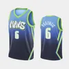 Dallas''Mavericks''Heren Luka Doncic Kristaps Porzingis Tim Hardaway Jr. Dwight Powell blauwe aangepaste jersey