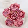 Decoratieve bloemen gesimuleerde Fairy Rose boeket nep bruiloft arrangement voor tuin El Decor