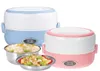 230W 1 3L Portable Electric Stainless Steel Lunch Bento Box Picnic Bag Heated Food Storage Warmer Container269q2328342