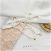 Ожерелья с подвесками Minar Classic Irregar, ожерелье из бисера с пресноводным жемчугом для женщин, оптовая продажа, зеленый, белый опал, ювелирные изделия для вечеринок, Drop Deliv Ot92C