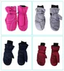 Kleinkind Kinder Winter Schnee Ski Handschuhe wasserdicht winddicht einfarbig Patchwork verdicken warm verstellbare dehnbare Fäustlinge 59T3748056