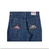Мужские джинсы 2024, мешковатая одежда в стиле хип-хоп, 2000-е годы, брюки большого размера с карманами в стиле ретро, повседневные брюки Harajuku с высокой талией и принтом в стиле Харадзюку