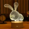 Amor romântico 3d lâmpada em forma de coração balão acrílico led night light decorativo candeeiro de mesa dia dos namorados querida presente da esposa 1208