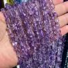 Loose Gemstones Fine Natural Clearly Amethyst Purple Irregular Gravel Gemstone Beads For Jewelry Making DIY Bracelet Necklace 6-8mm 15''