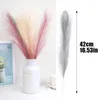 Fleurs décoratives artificielles moelleux Pampas herbe Bouquet 20pc décoration de fête de mariage Boho fausse plante de roseau pour bricolage chambre décor à la maison fleur