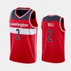 Washington''Wizards''Men Johnathan Williams Isaac Bonga Admiral Schofield Rui Hachimura Bradley Beal Red Custom Jersey