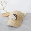 New Lamb Wool Baseball Cap Designer Letter Embroidery Women men Sun Hat Lady Girls Outdoor Warm Winter Spring Plush Caps