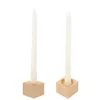 Candle Holders 1 Set Candlestick Holder With Candles Metal Retro Taper Sticks Table Decoration
