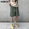 Męskie dżinsy era era y2k męskie streetwear bryczesy Korean Harajuku kieszeń dżins