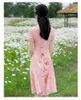 Roupas étnicas 2023 Vietnamita Yai Aodai Chinês Qipao Vestido para Mulheres