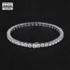 Voaino Custom SterlingSier Link Hip Hop Jewelry Necklace Iced Out Moissanite Diamond Tennis Chain