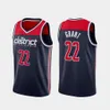 Washington''Wizards''men Bradley Beal Admiral Schofield Isaac Bonga Davis''bertans Navy Custom Statement Jersey