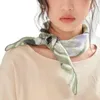 Scarves Hair Decorate Bag Scarfs Accessories Stripe Scarf Flower Silk Band Square Female Printed