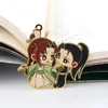 1PC Mo Dao Zu Shi Anime Perypheral Metalowe zakładki Wykwintne klasyczne zagłębione Tassel Cartoon Characterbookmark