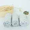 Blankets 120 Grey Wave Clover Stripe Baby Blanket Cotton Prop Swaddling Parisarc Wrap Sets Born Infant Swaddle Towel 3Pack