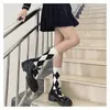 Damensocken Lolita Diamond Damen Herbst Winter Warm Atmungsaktiv Bequem Japanisch Ins JK Sweat Niedlich Verdickte Baumwolle