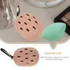 Storage Boxes Organizer Shelf Powder Puff Holder Silicone Soft Makeup Sponge Case Travel