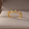 Cluster Ringen Ontwerp Kruis Vlinder Luxe Zirkoon Open Voor Vrouwen Verstelbare Elegante Wijsvinger Ring Partij Sieraden Girlfend Gift