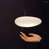 Pendant Lamps Nordic Designer Restaurant Lamp Bedroom Bedside Small Chandelier Light Luxury Simple Bar Pebble Hanging Lights