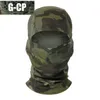 Cycling Caps Masks Multicam Tactical Balaclava Military Full Face Mask Shield Cover Cycling Army Airsoft Hunting Hat Camouflage Balaclava Scarf 231207