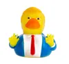 Novo dos desenhos animados trump pato banho chuveiro água flutuante presidente dos eua pato de borracha brinquedo de água do bebê chuveiro pato criança banho float brinquedos