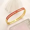 Ny Bangle Cuff Armband 18K Gold Armband Designer Love Bangle Design för Womens Fashion Love Jewelry Wholesale Accessories