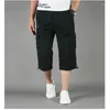 Męskie spodenki Zomer Heren Casual Katoenen Cango kombinezon Lange Lengte Multi Pocket Broek Militaire Tactisch Kort