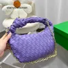 İtalya Jodie Hangbag Chian Designer Bag Düğüm Omuz Zinciri Çanta Çöp Çanta Çanta Lady Flep Toes Klasik Messenger